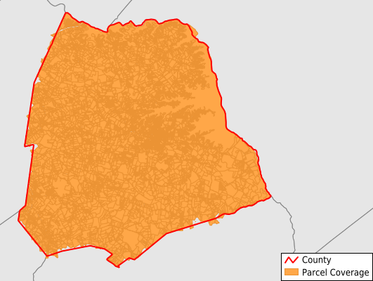 Hart County Georgia GIS Parcel Data Download Coverage
