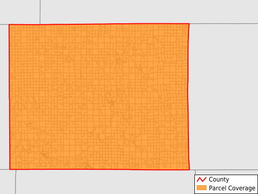 Hayes County Nebraska GIS Parcel Data Download Coverage