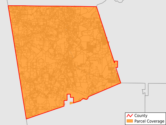 Heard County Georgia GIS Parcel Data Download Coverage