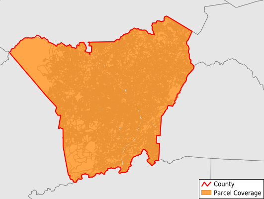 Henderson County North Carolina GIS Parcel Data Download Coverage