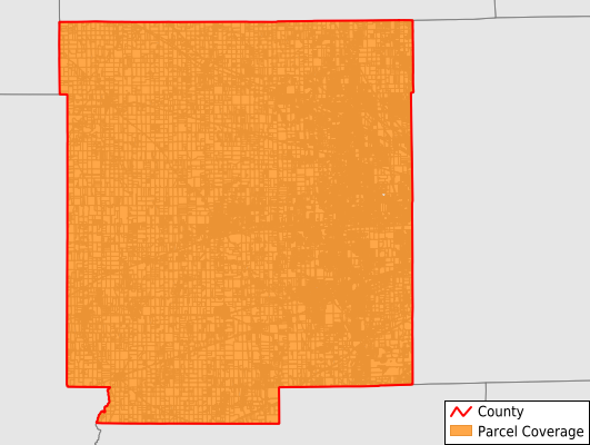 Hendricks County Indiana GIS Parcel Data Download Coverage