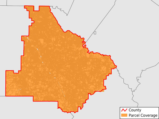 Henry County Georgia GIS Parcel Data Download Coverage