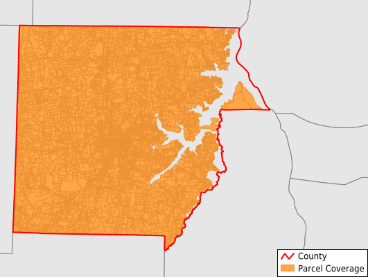 Henry County Tennessee GIS Parcel Data Download Coverage