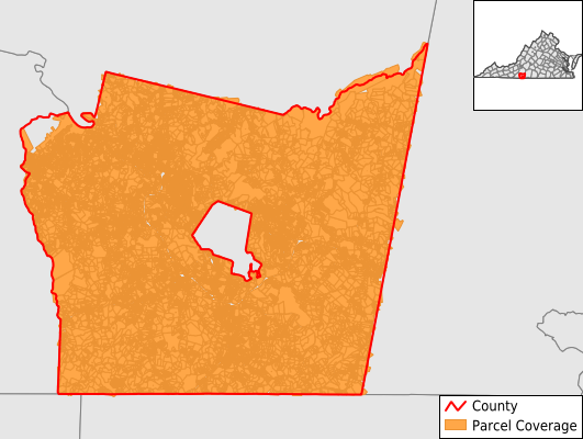 Henry County Virginia GIS Parcel Data Download Coverage