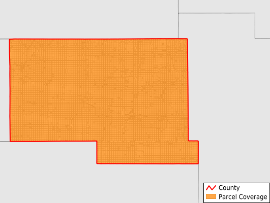 Hettinger County North Dakota GIS Parcel Data Download Coverage