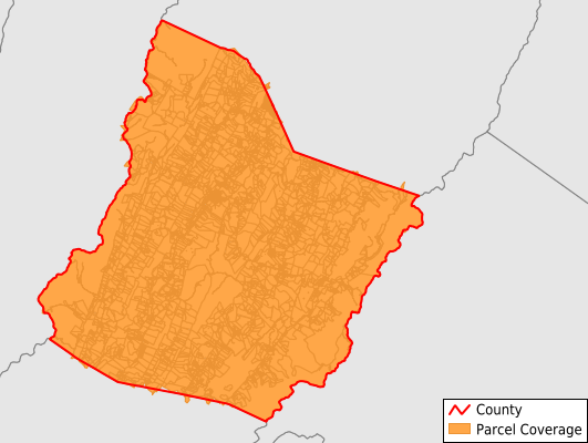 Highland County Virginia GIS Parcel Data Download Coverage