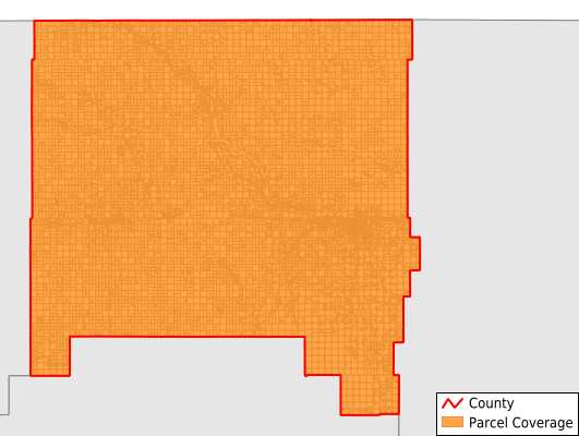 Hill County Montana GIS Parcel Data Download Coverage