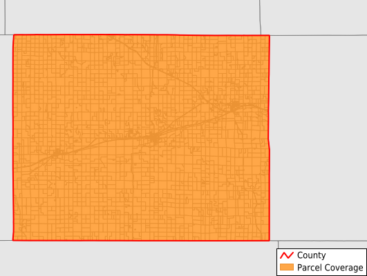 Hitchcock County Nebraska GIS Parcel Data Download Coverage