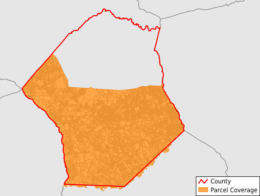Hoke County North Carolina GIS Parcel Data Download Coverage