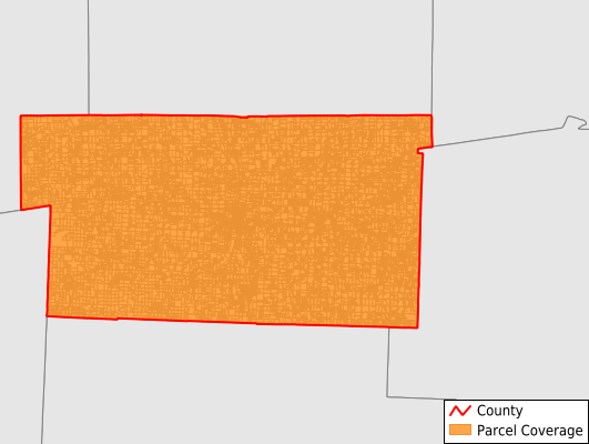 Holmes County Ohio GIS Parcel Data Download Coverage