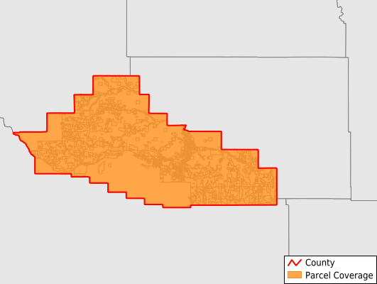 Hot Springs County Wyoming GIS Parcel Data Download Coverage