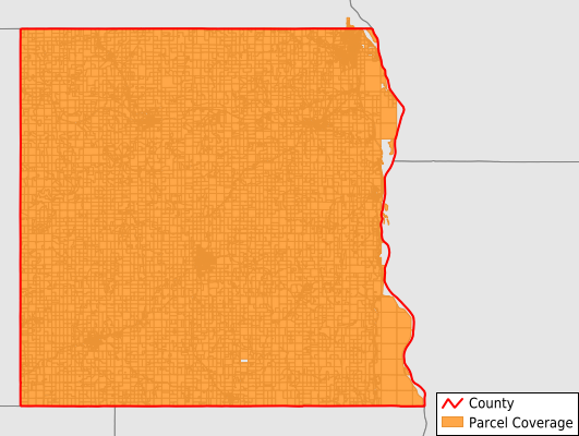 Houston County Minnesota GIS Parcel Data Download Coverage