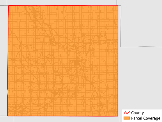 Howard County Nebraska GIS Parcel Data Download Coverage
