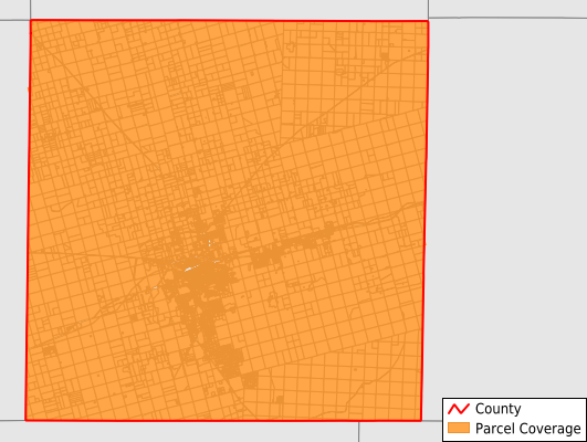 Howard County Texas GIS Parcel Data Download Coverage