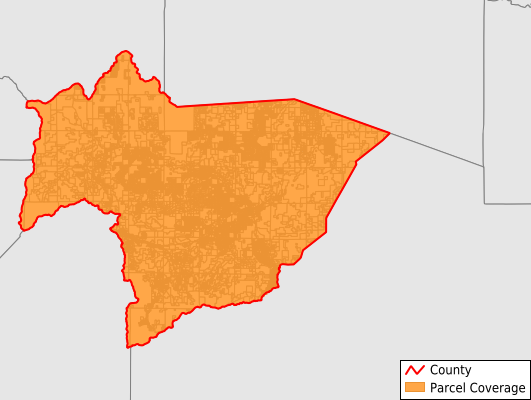 Huerfano County Colorado GIS Parcel Data Download Coverage