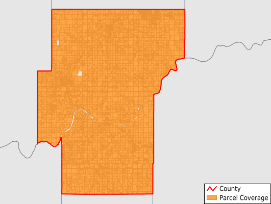 Hughes County Oklahoma GIS Parcel Data Download Coverage