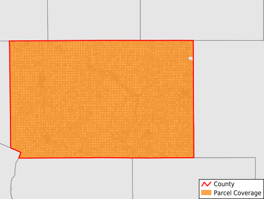 Hutchinson County South Dakota GIS Parcel Data Download Coverage