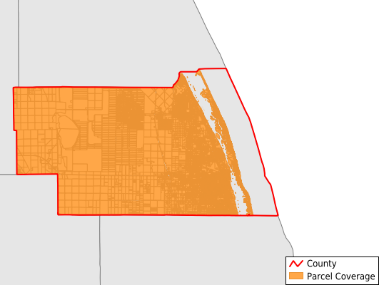 Indian River County Florida GIS Parcel Data Download Coverage