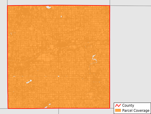 Ionia County Michigan GIS Parcel Data Download Coverage