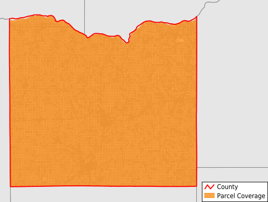 Iowa County Wisconsin GIS Parcel Data Download Coverage