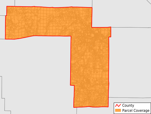 Iron County Missouri GIS Parcel Data Download Coverage