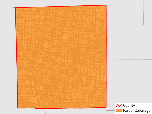 Iroquois County Illinois GIS Parcel Data Download Coverage