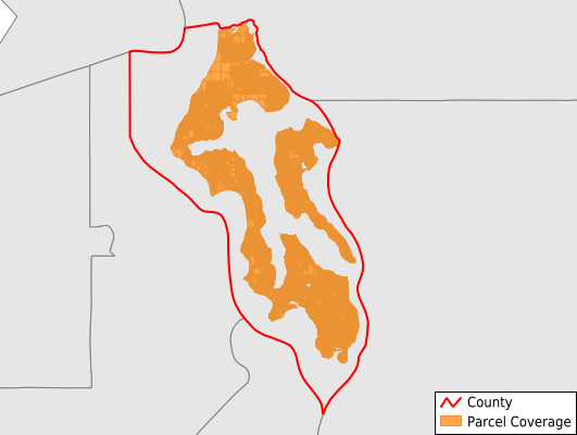 Island County Washington GIS Parcel Data Download Coverage