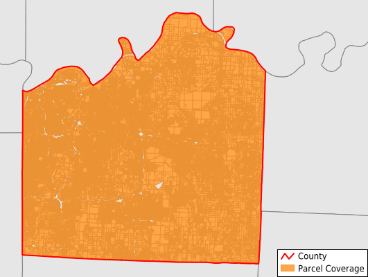 Jackson County Missouri GIS Parcel Data Download Coverage