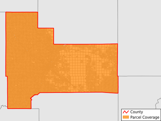 Jackson County Wisconsin GIS Parcel Data Download Coverage