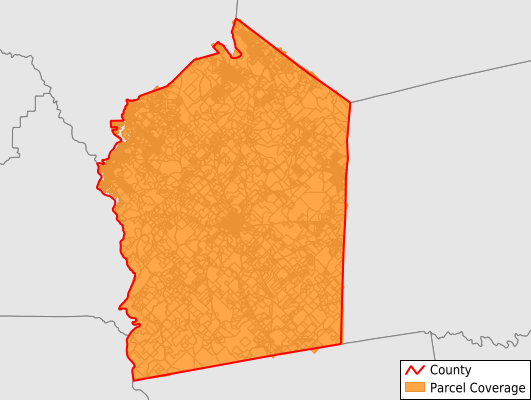 Jasper County Georgia GIS Parcel Data Download Coverage