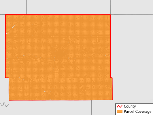 Jasper County Iowa GIS Parcel Data Download Coverage