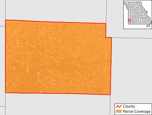 Jasper County Missouri GIS Parcel Data Download Coverage