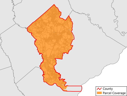 Jasper County South Carolina GIS Parcel Data Download Coverage