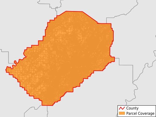 Jefferson County Alabama GIS Parcel Data Download Coverage
