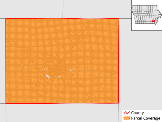 Jefferson County Iowa GIS Parcel Data Download Coverage