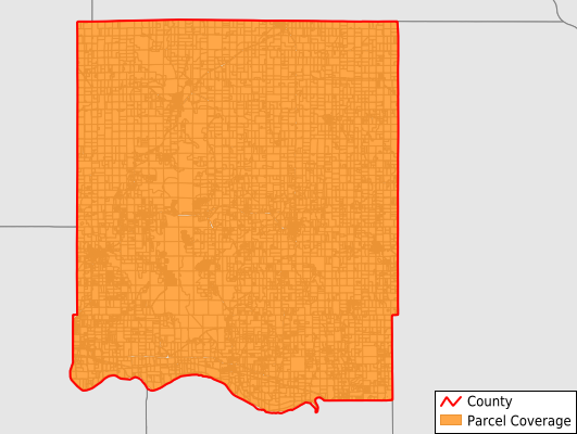 Jefferson County Kansas GIS Parcel Data Download Coverage