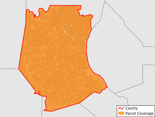 Jefferson County Missouri GIS Parcel Data Download Coverage