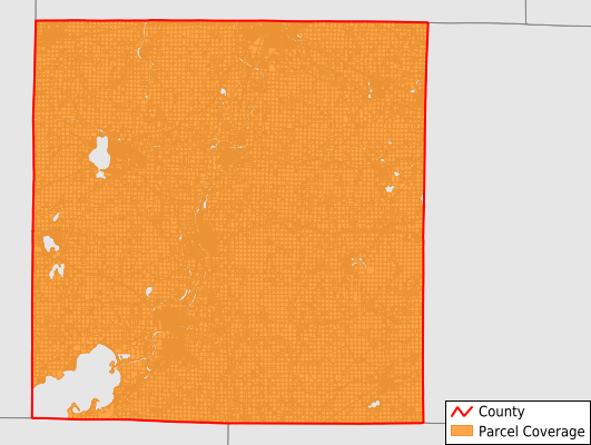 Jefferson County Wisconsin GIS Parcel Data Download Coverage
