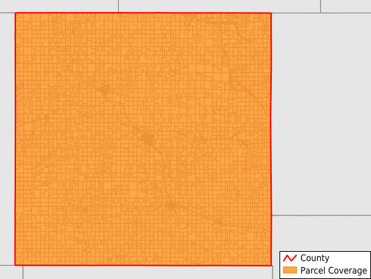 Jewell County Kansas GIS Parcel Data Download Coverage