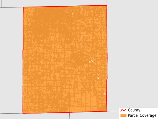 Johnson County Indiana GIS Parcel Data Download Coverage