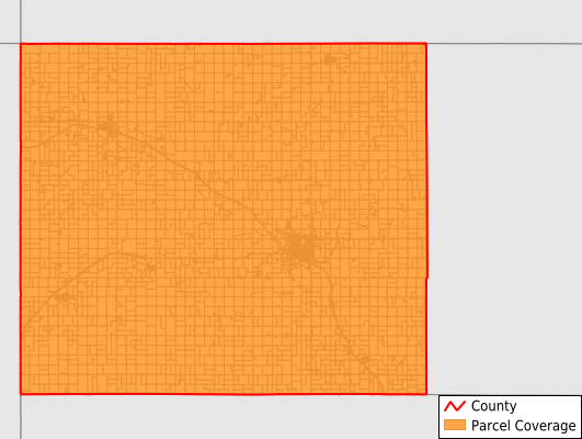 Johnson County Nebraska GIS Parcel Data Download Coverage