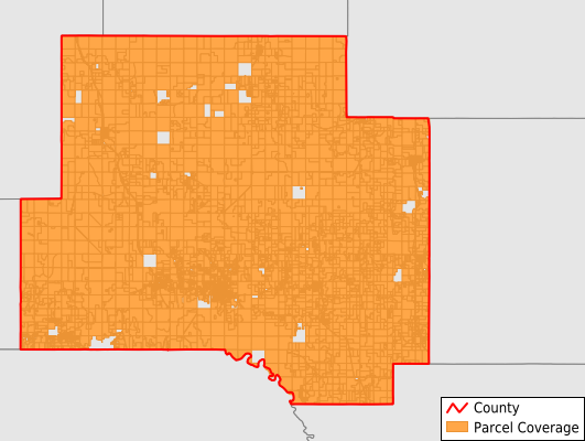 Johnston County Oklahoma GIS Parcel Data Download Coverage