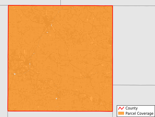Jones County Iowa GIS Parcel Data Download Coverage