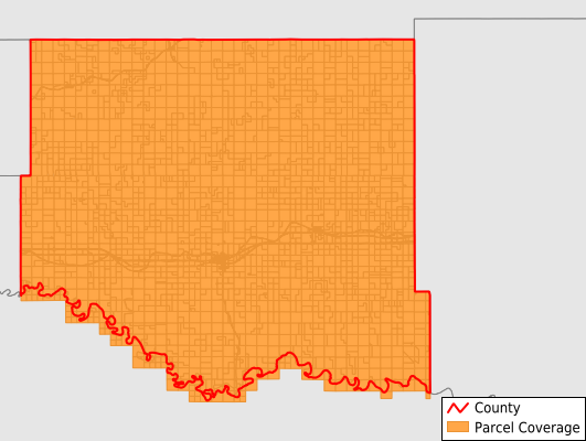 Jones County South Dakota GIS Parcel Data Download Coverage