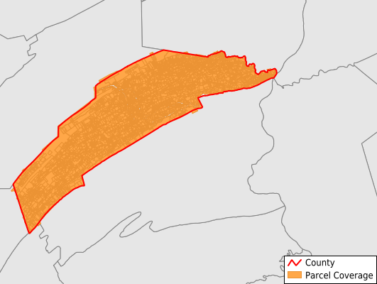 Juniata County Pennsylvania GIS Parcel Data Download Coverage