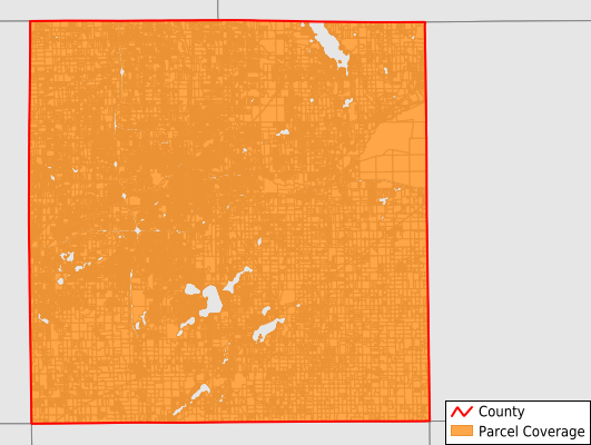 Kalamazoo County Michigan GIS Parcel Data Download Coverage