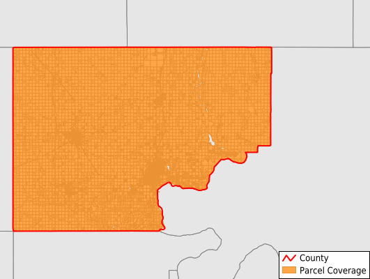 Kay County Oklahoma GIS Parcel Data Download Coverage