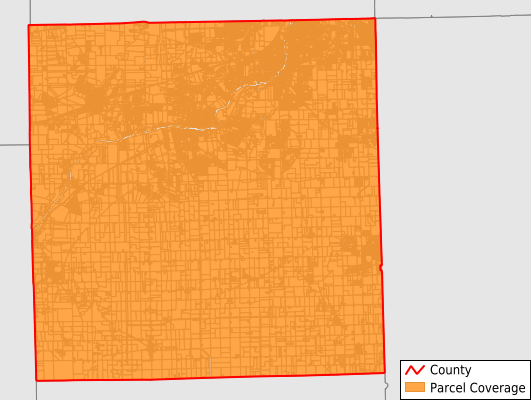 Kendall County Illinois GIS Parcel Data Download Coverage