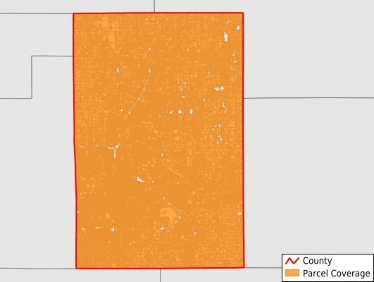 Kent County Michigan GIS Parcel Data Download Coverage