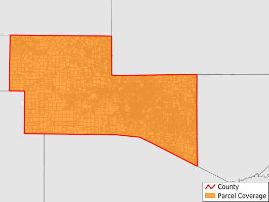 Kerr County Texas GIS Parcel Data Download Coverage